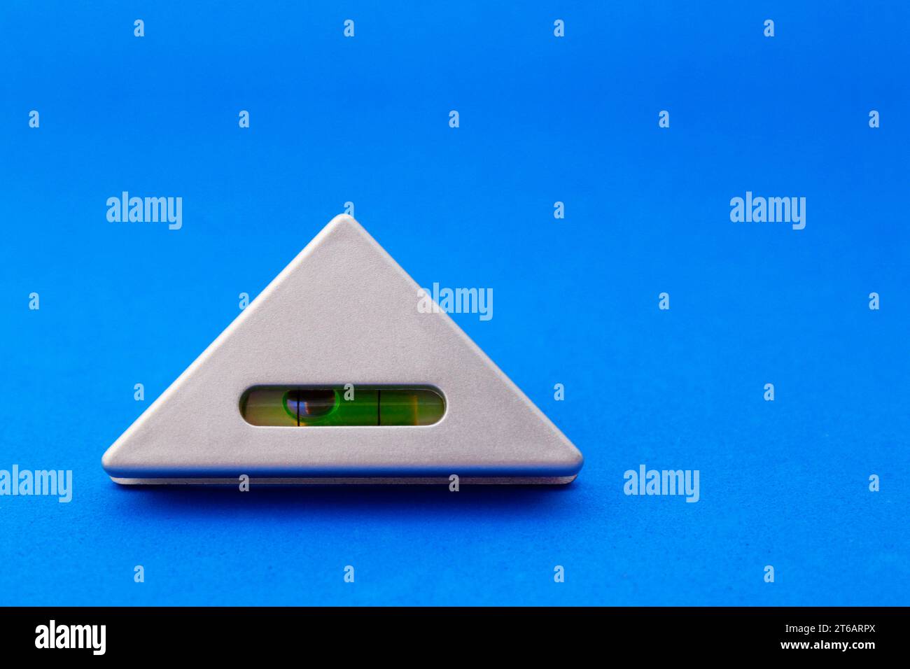 Einsatz für Luftpolsterebene in dreieckiger Form Stockfoto