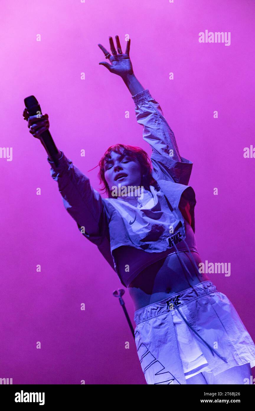 London, Vereinigtes Königreich. November 2023. Upsahl tritt live in der OVO Arena Wembley auf, die für Melanie Martinez eröffnet wurde. Cristina Massei/Alamy Live News Stockfoto