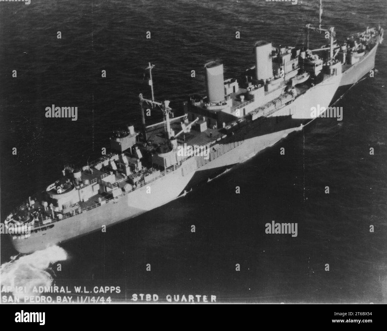 USS Admiral W. L. Capps (AP-121) Stockfoto