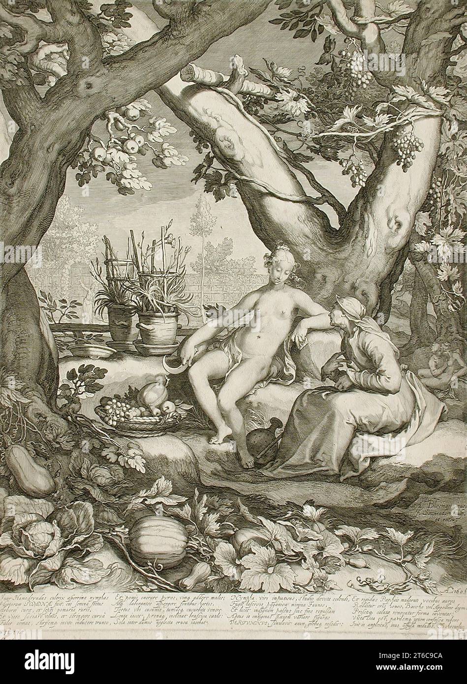 Vertumnus und Pomona, 1605. Stockfoto