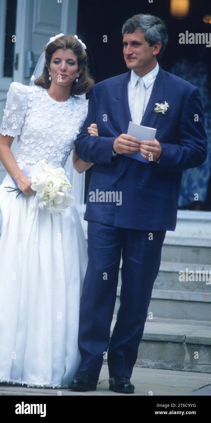 1986Caroline Kennedy Edwin Schlossberg John Barrett/PHOTOlink.net / MediaPunch Stockfoto