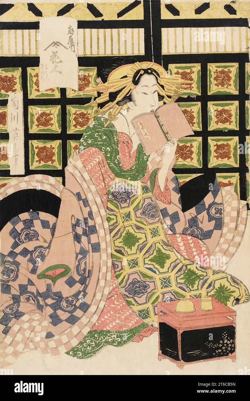 HANA no Hito von Ogiya, 1809-1813. Stockfoto