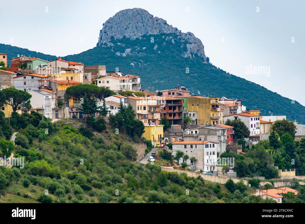 Stadt Baunei - Sardinien - Italien Stockfoto