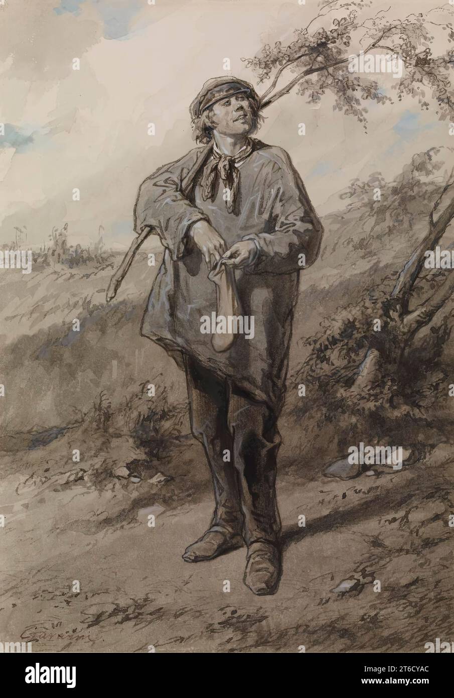 Die Zwölf Monate: Mai 1866. Stockfoto