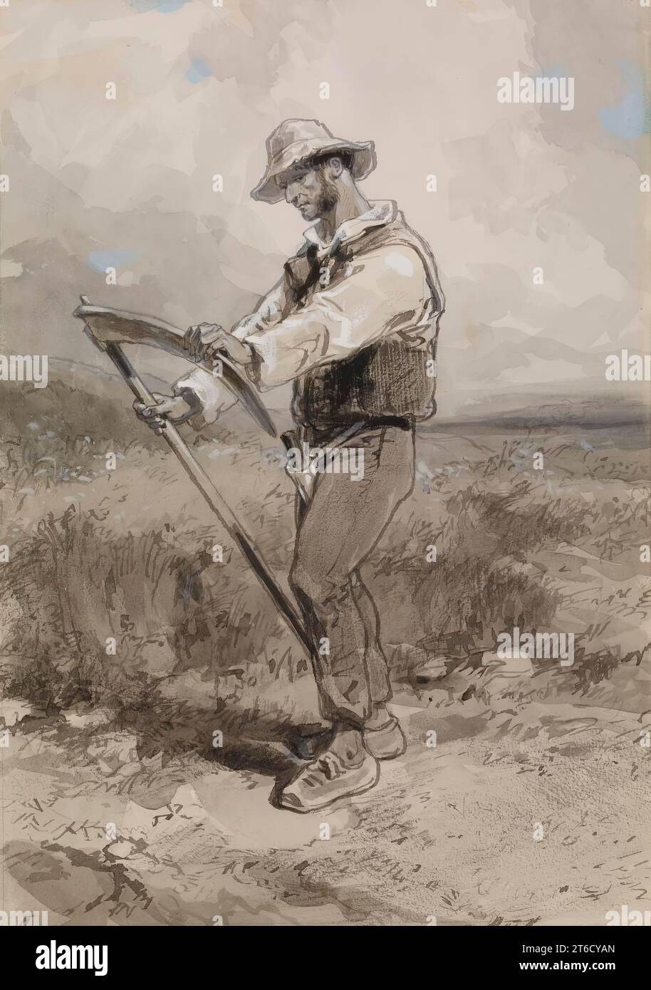 Die Zwölf Monate: Juni 1866. Stockfoto