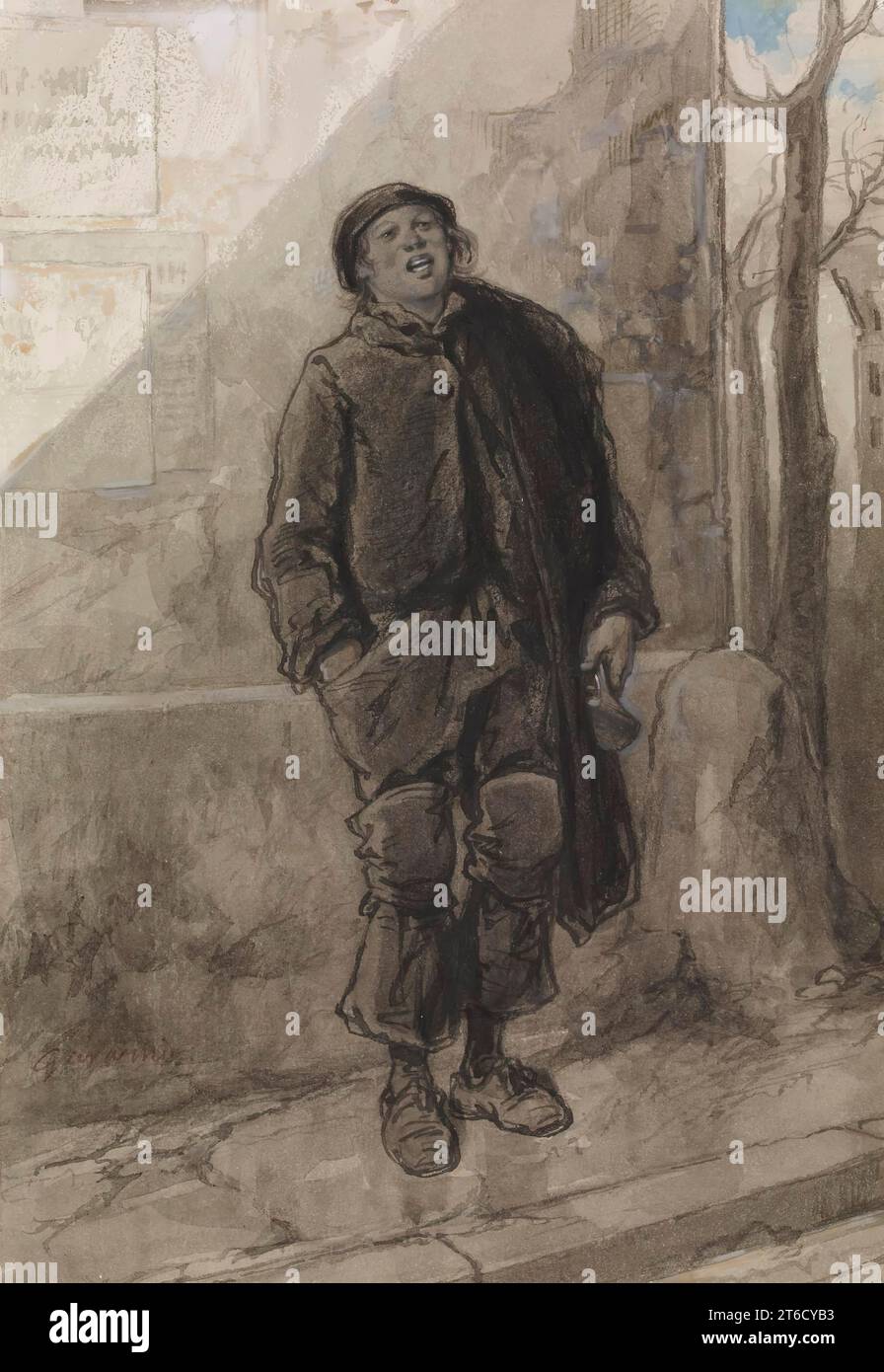 Die Zwölf Monate: November 1866. Stockfoto