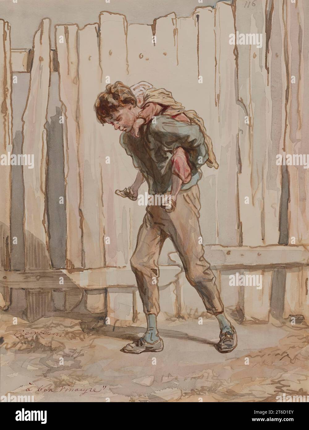 Ein Bon Vinaigre, 1859. Stockfoto