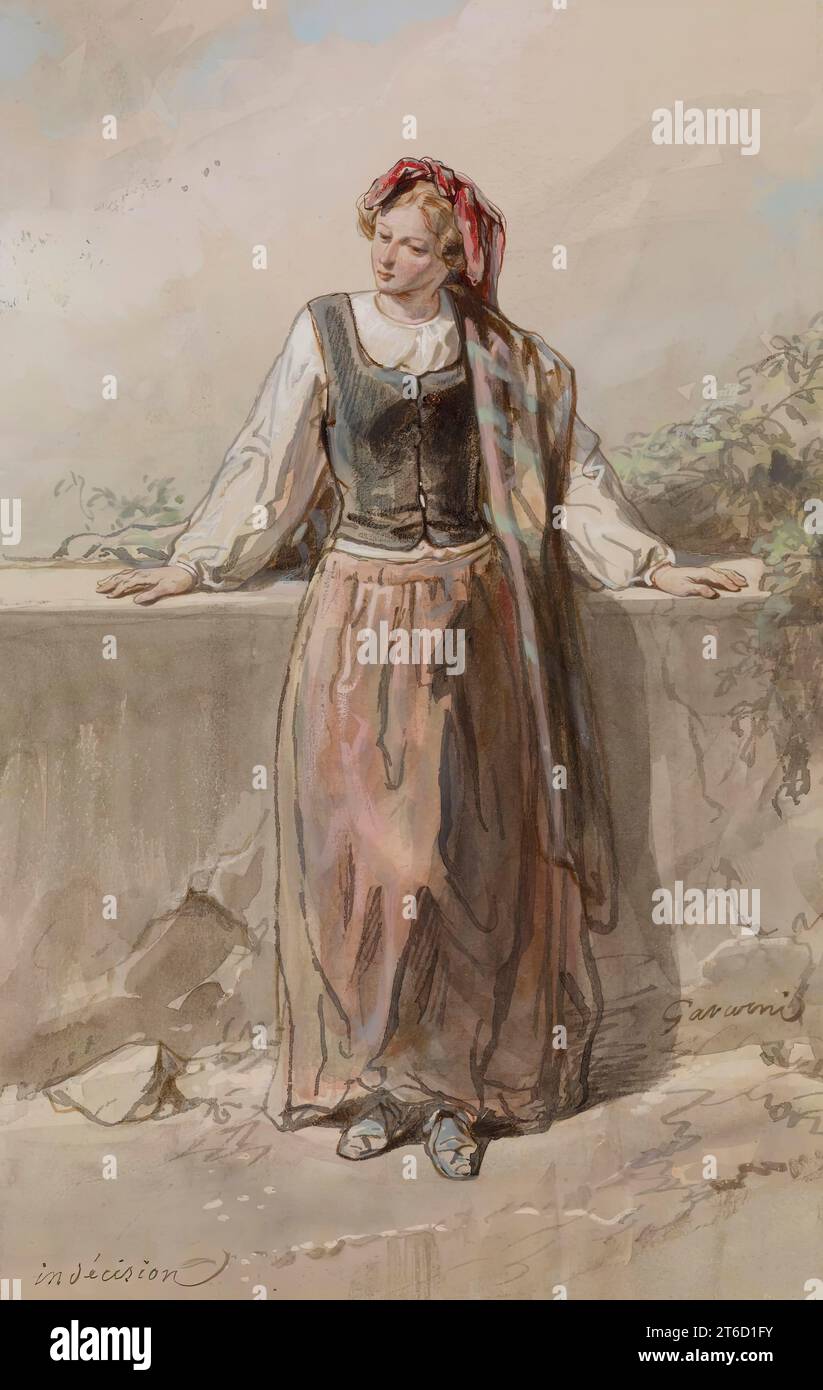 Unentschlossenheit, 1859-1865. Stockfoto