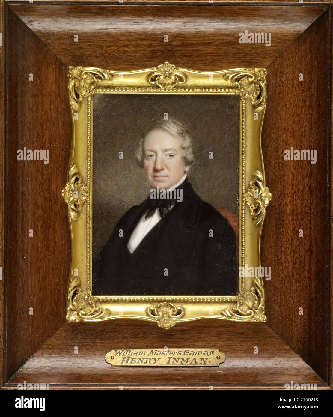 William Masters Camac, 1840. Inman wird mit großformatigen Porträts assoziiert, aber er produzierte auch Miniaturen. Er wurde in Utica geboren und absolvierte eine Lehre in New York City bei dem US-amerikanischen Künstler John Wesley Jarvis (1781–1840). Er half bei der Gründung der National Academy of Design und war deren erster Vizepräsident. Stockfoto