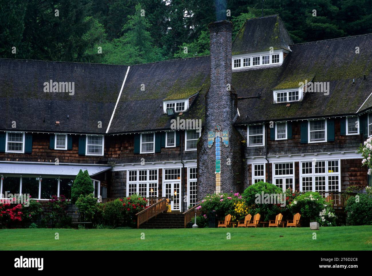 Lake Quinault Lodge, Olympic National Forest, Washington Stockfoto