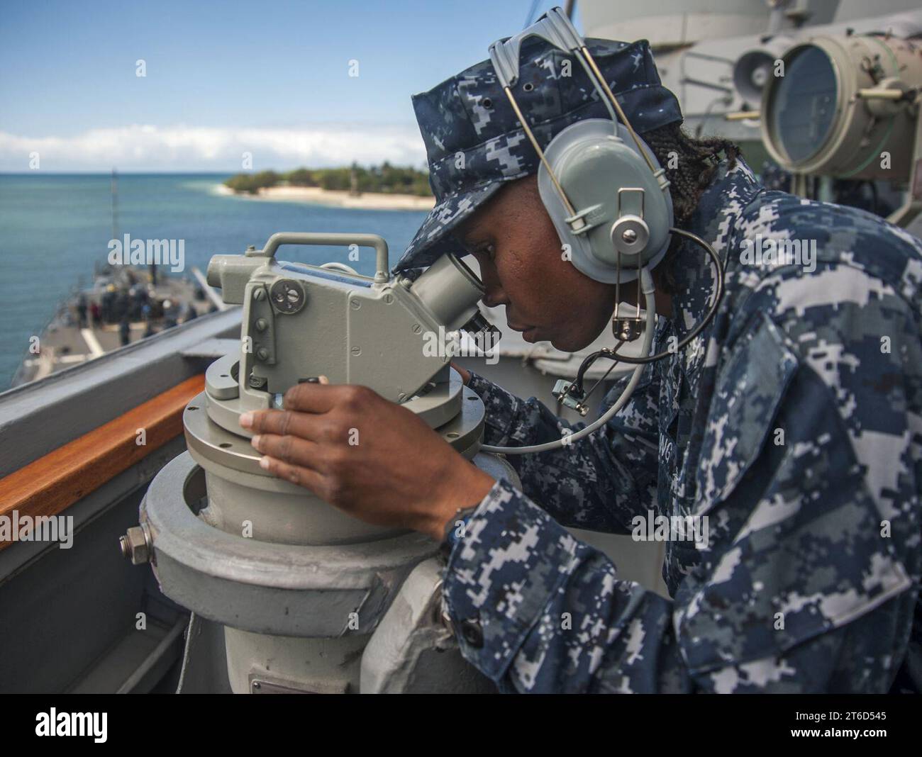 USS Chafee Operations 130715 Stockfoto