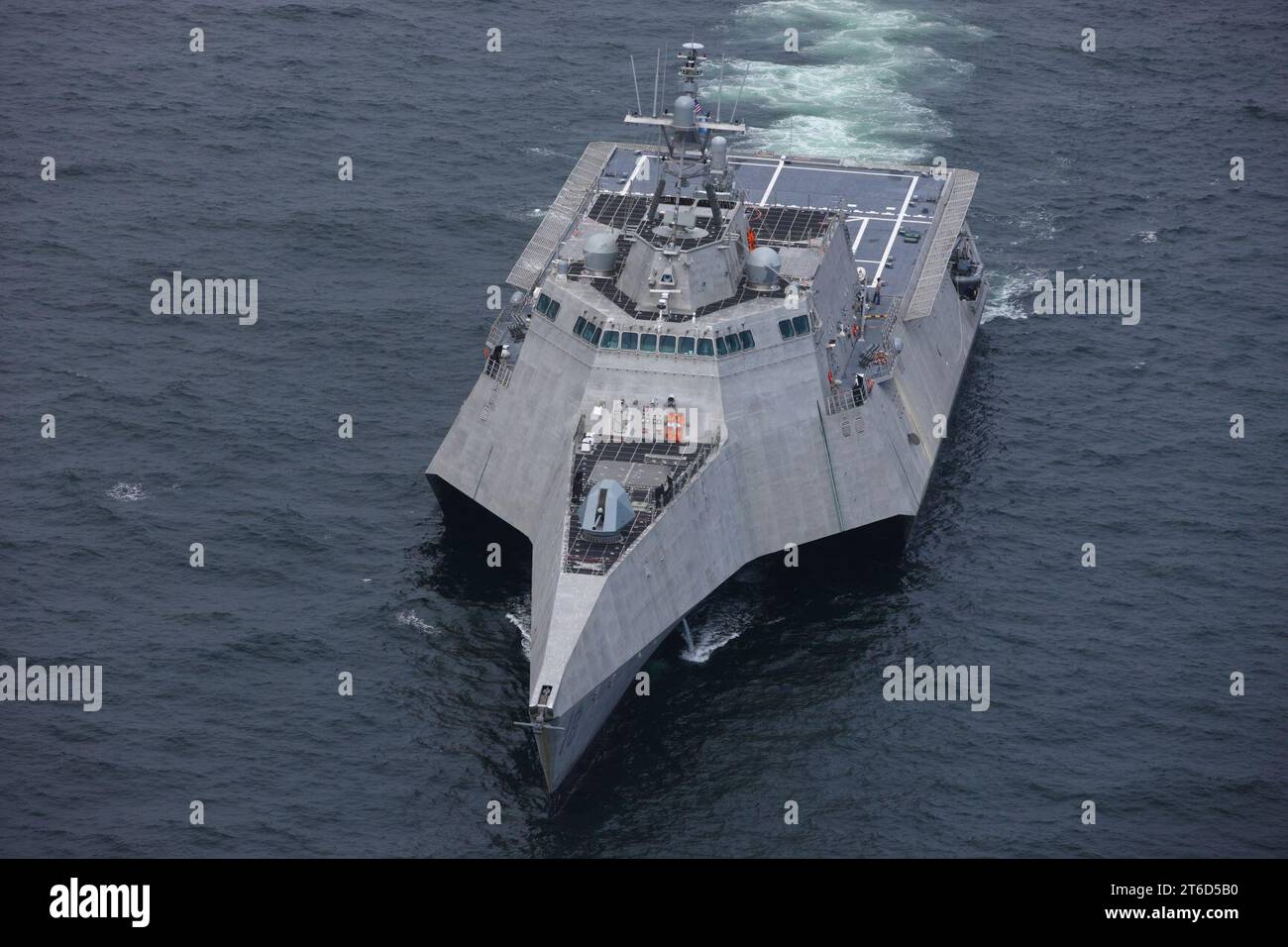 USS Charleston (LCS-18) in Akzeptanzversuchen - 2 Stockfoto