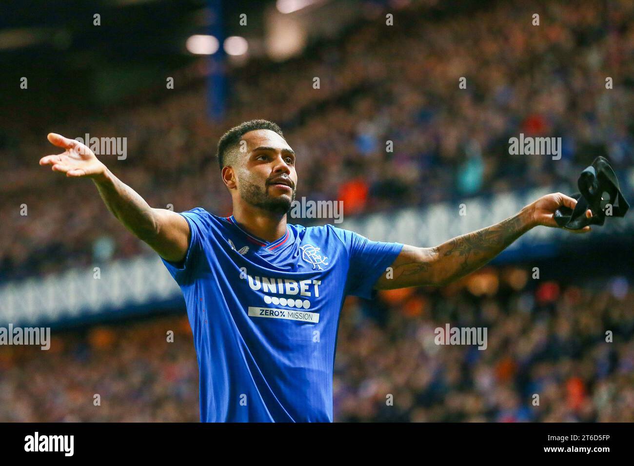 November 23. Glasgow Großbritannien. Im vierten Spiel der Rangers in der UEFA League Gruppe C spielten sie Sparta Prag im Ibrox Stadium in Glasgow, Schottland. Vor dem Spiel hatten beide Teams 3 Spiele gespielt und beide haben jeweils 4 Punkte. Quelle: Findlay/Alamy Live News Stockfoto