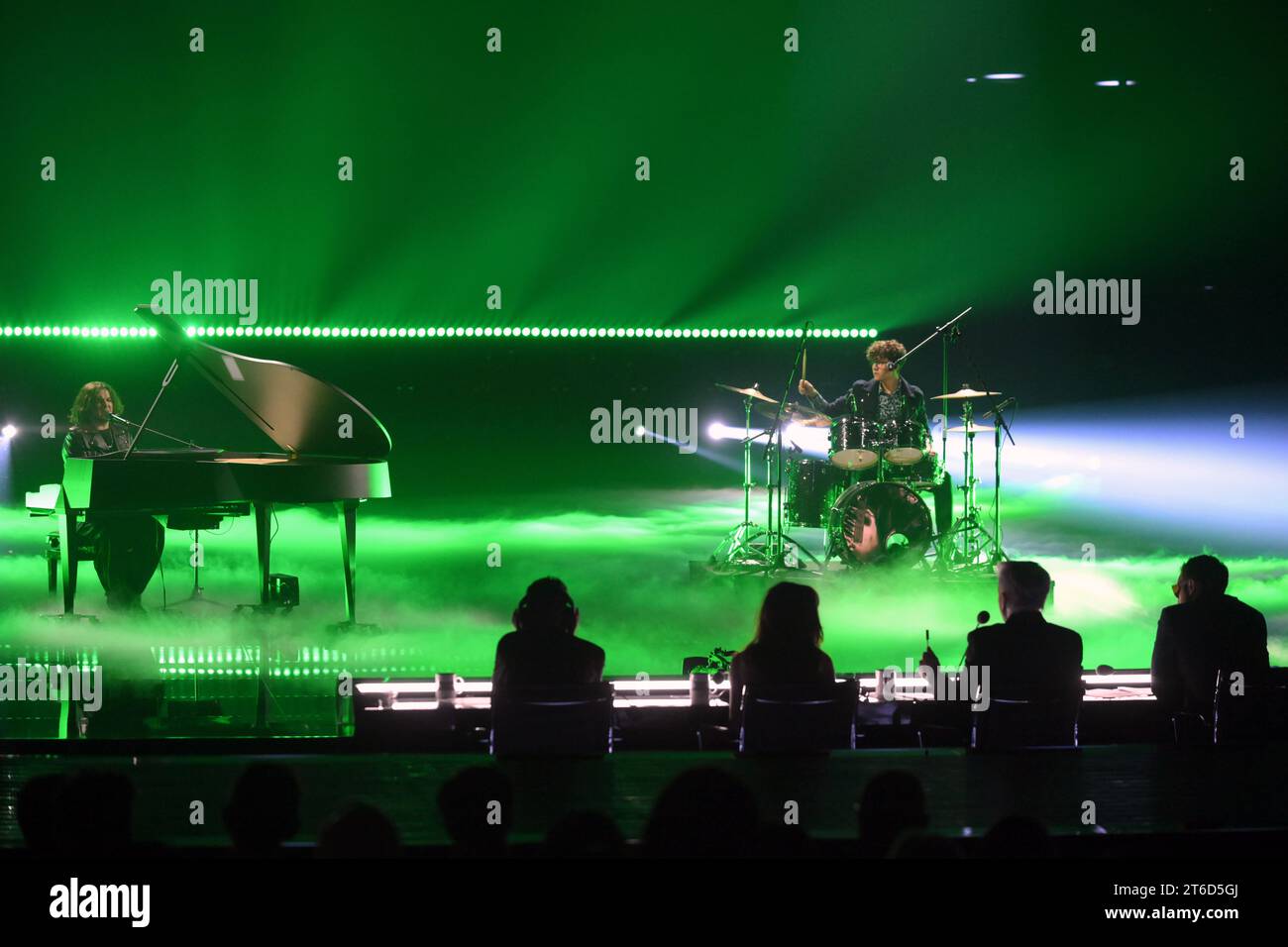 Mailand, Italien. November 2023. Mailand - Live di “X Factor 2023” - Terza puntata Sky. nella foto Astromare Credit: Unabhängige Fotoagentur/Alamy Live News Stockfoto