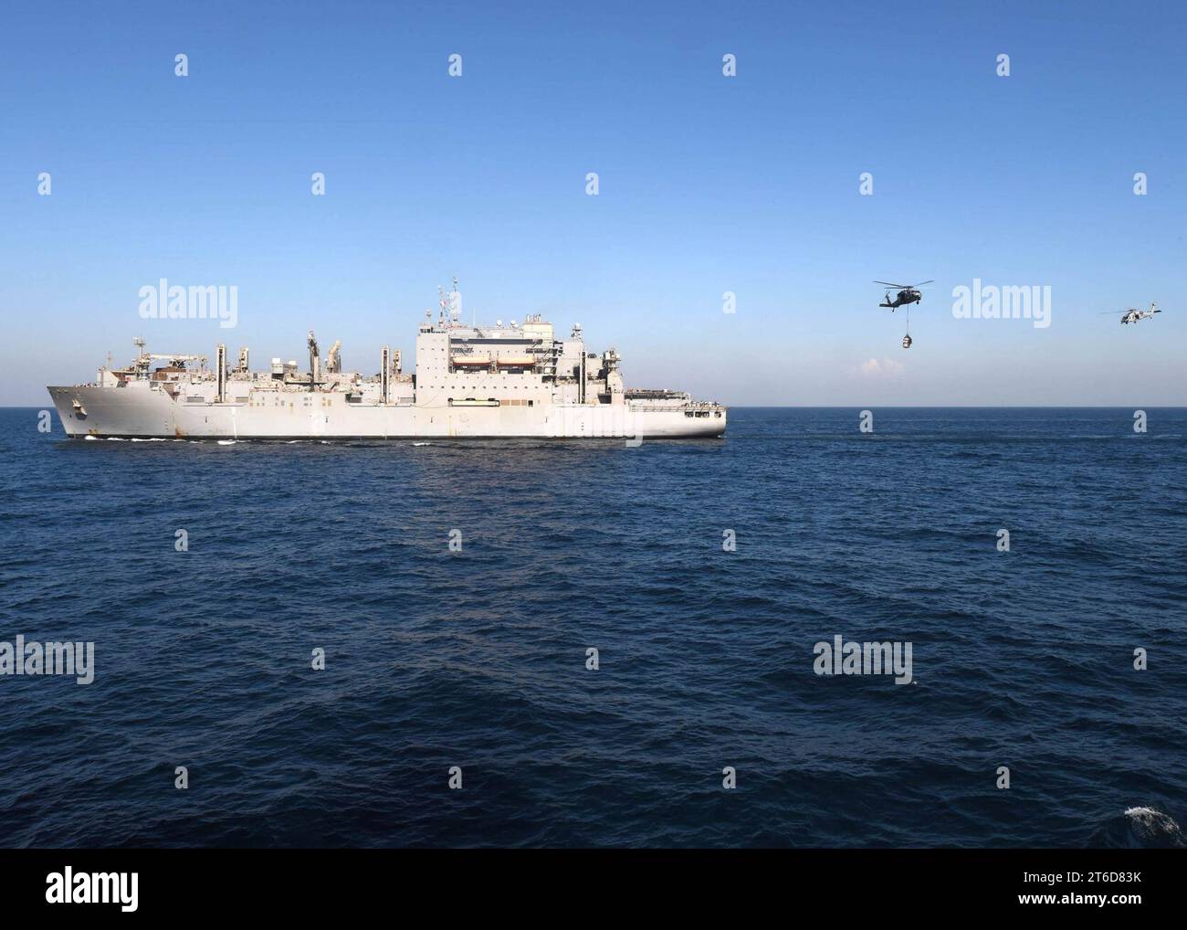 USS Comstock (LSD 45) 141009 Stockfoto