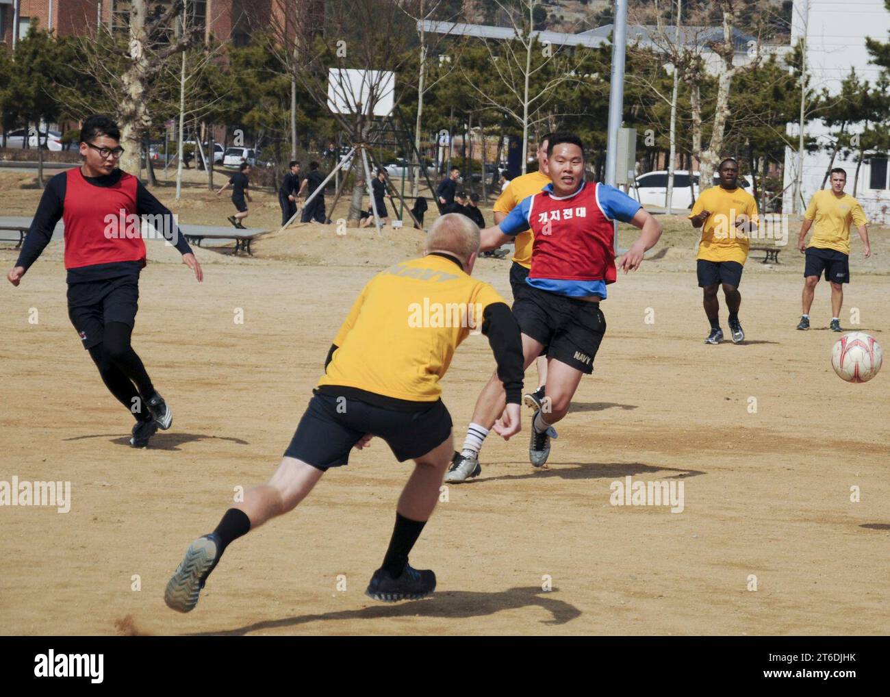 USS Frank Cable Aktion 150315 Stockfoto