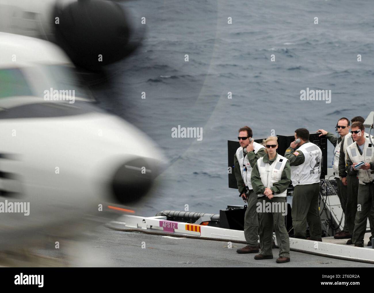 USS George H.W. Bush Aktion Stockfoto