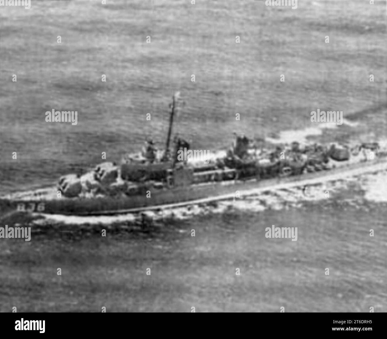 USS George K. MacKenzie (DD-836) im Gange im Jahre 1948 Stockfoto