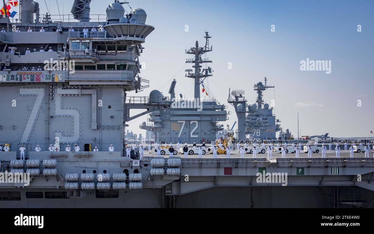 USS Harry S. Truman (CVN 75) wird eingesetzt. (39621104150) Stockfoto