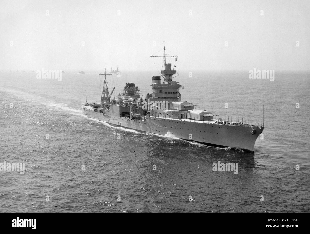 USS Indianapolis (CA-35) im Gange im Jahr 1939 Stockfoto