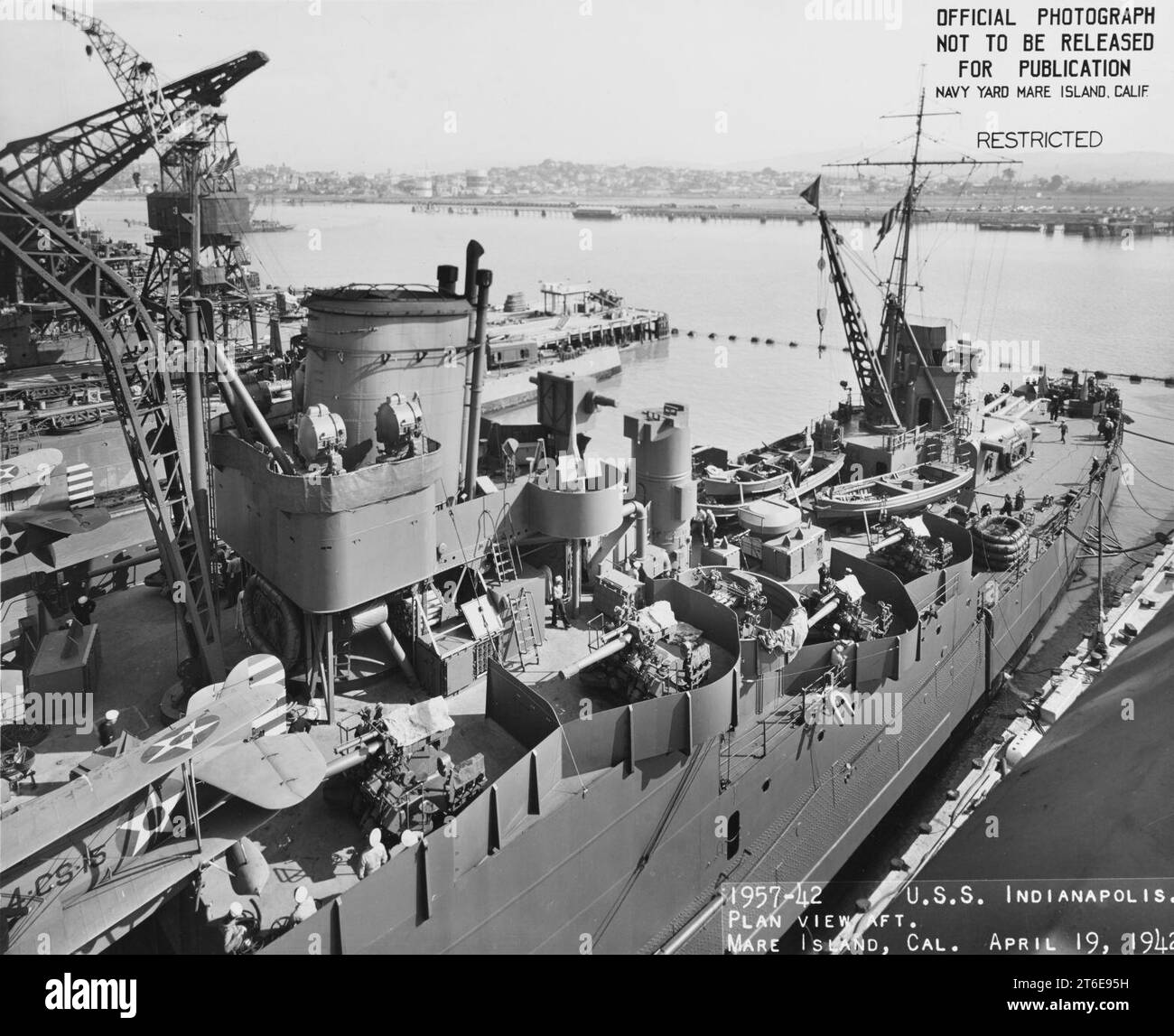 USS Indianapolis (CA-35) - 19 Stockfoto