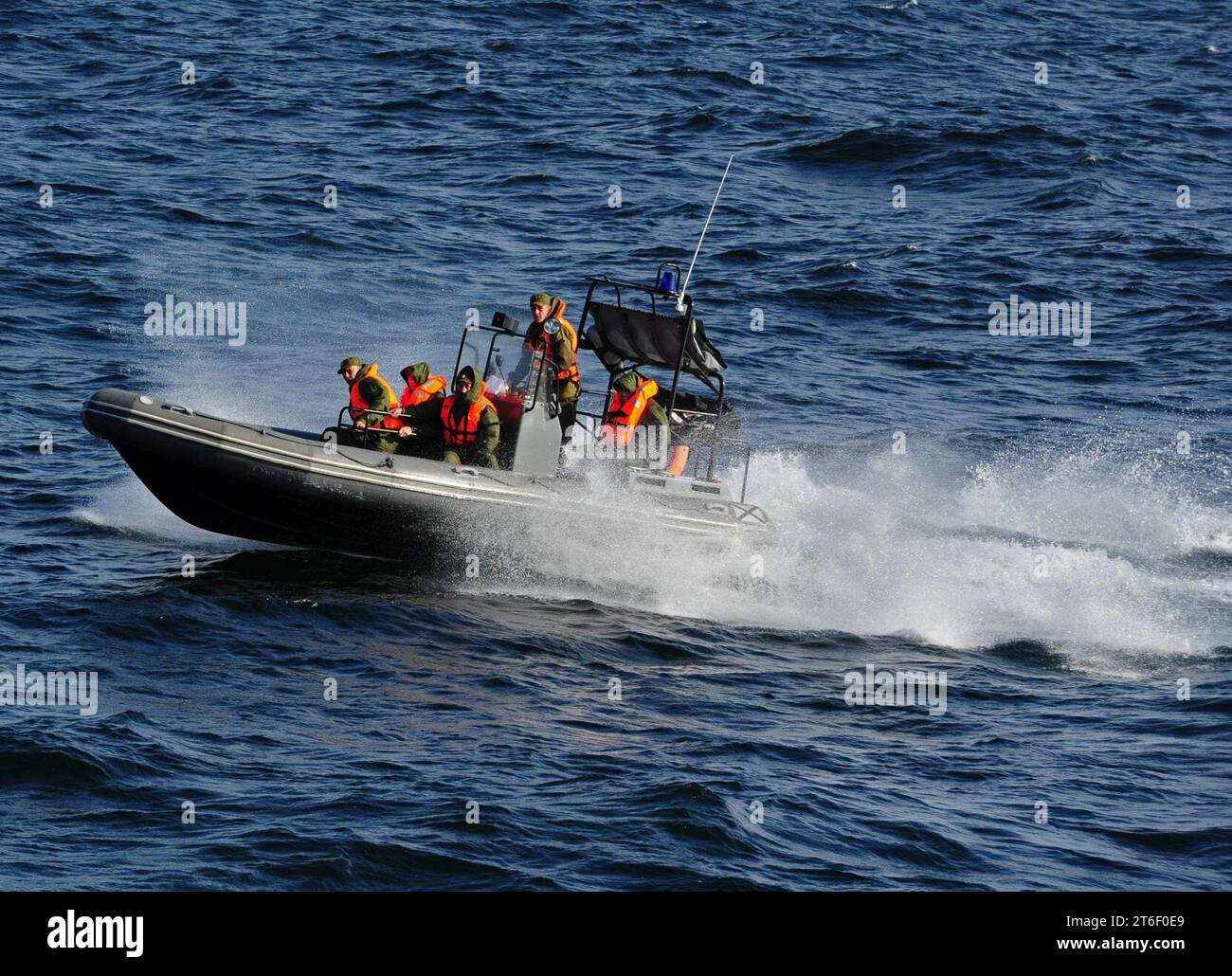 USS Normandie (CG 60) multinationale Trainingsübung FRUKUS 2012 120628 Stockfoto