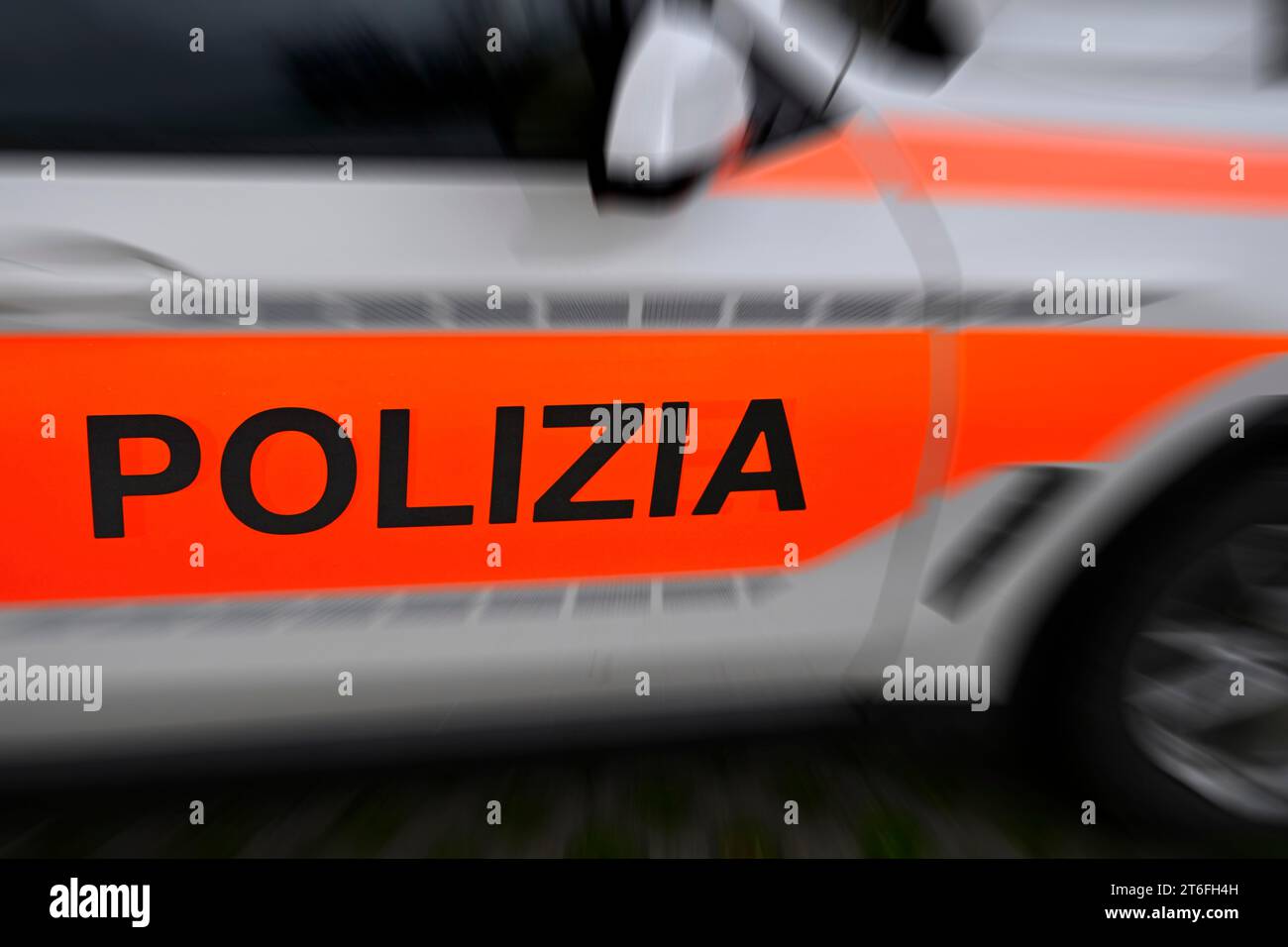 Polizeiauto Polizia Stockfoto