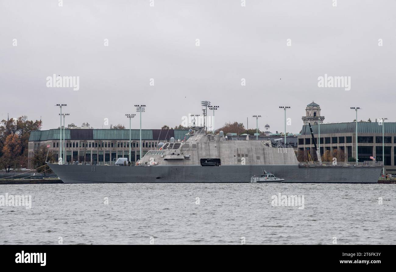 Die USS Sioux City (LCS-11) vertäute am 13. November 2018 an der U.S. Naval Academy in Annapolis, Maryland (USA) Stockfoto