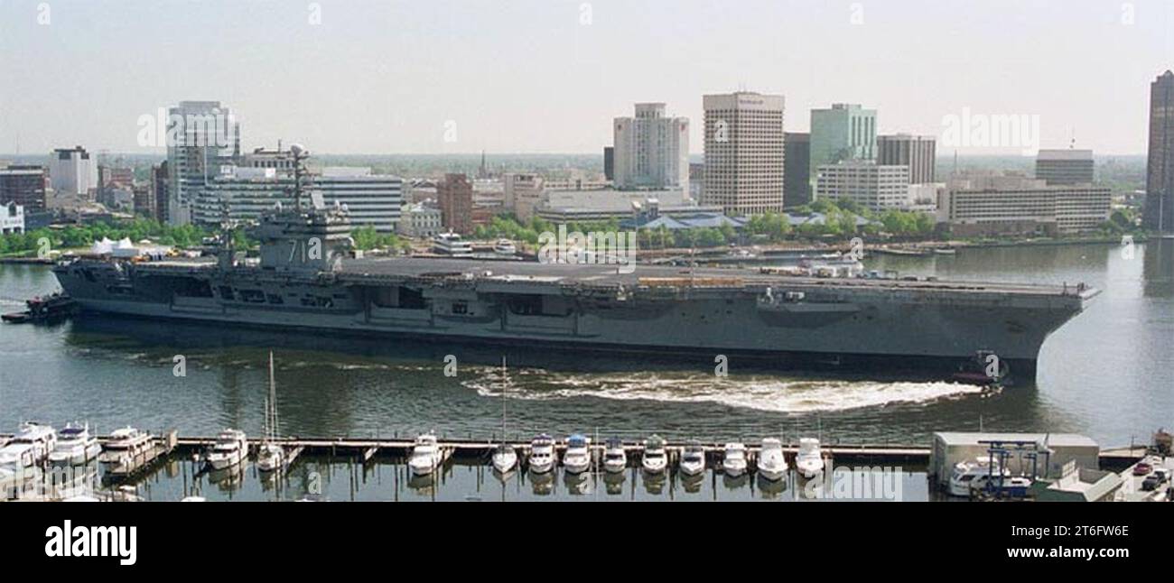 USS theodore roosevelt cvn-71 Stockfoto