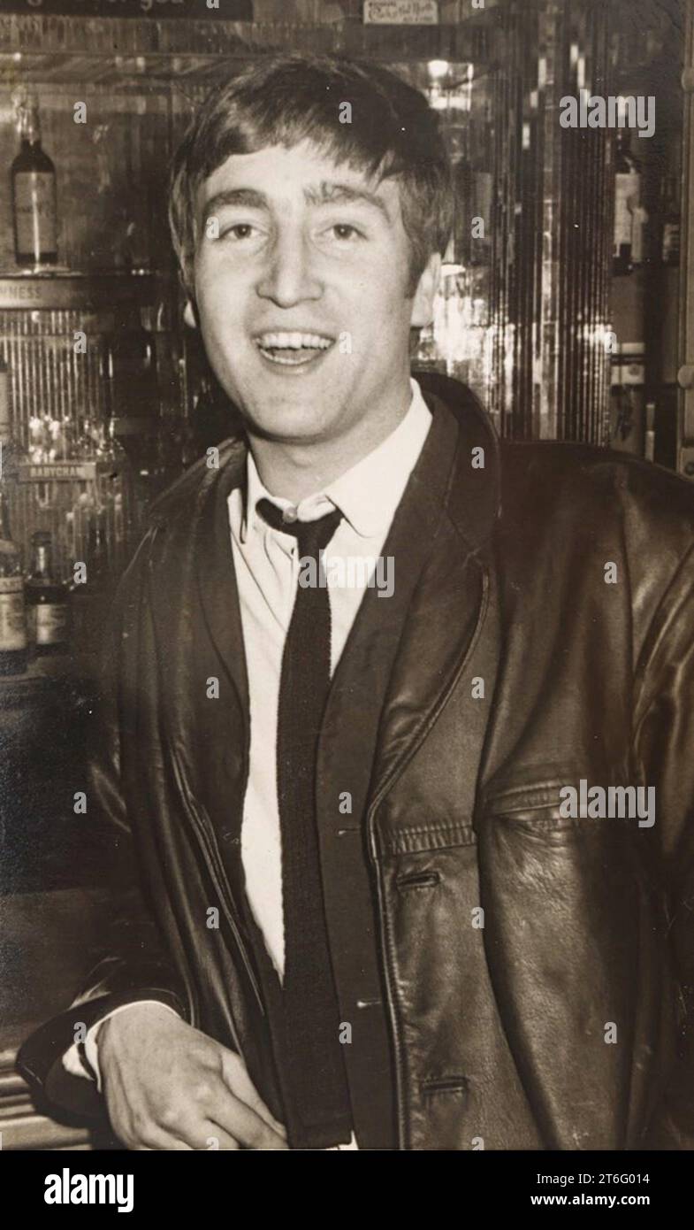 John Lennon In Southport, Lancashire, 1963 Stockfoto