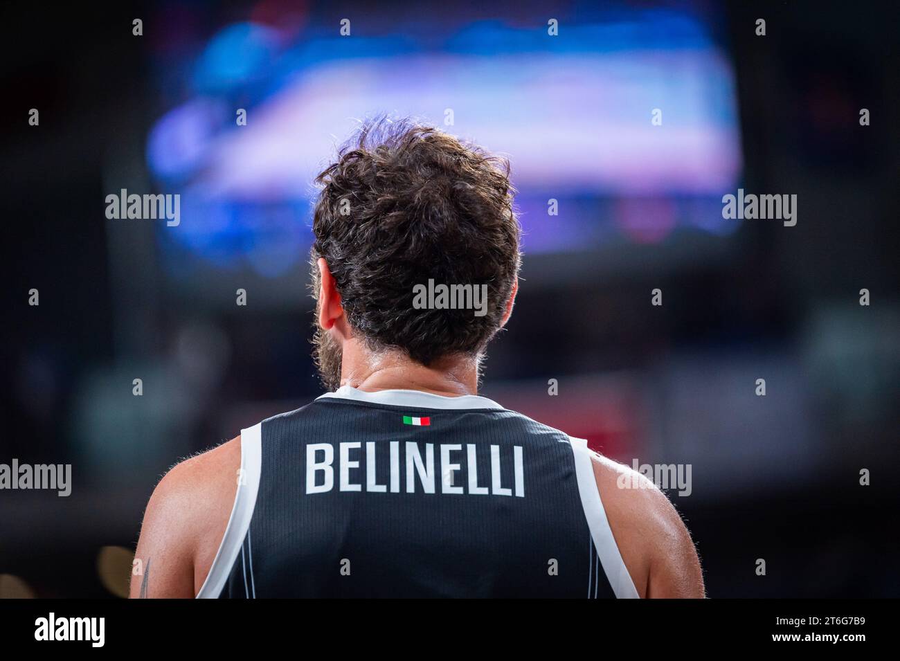 Madrid, Spanien. November 2023. Marco Belinelli von Virtus Bologna wurde während des Spiels der Euroleague 2022/23 zwischen Real Madrid und Virtus Bologna im Wizink Center gesehen. Real Madrid 100: 74 Virtus Bologna (Foto: Alberto Gardin/SOPA Images/SIPA USA) Credit: SIPA USA/Alamy Live News Stockfoto