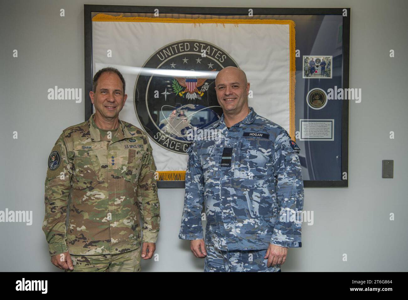 USSPACECOM ist Gastgeber des Australian Defence Space Command (7328739) Stockfoto