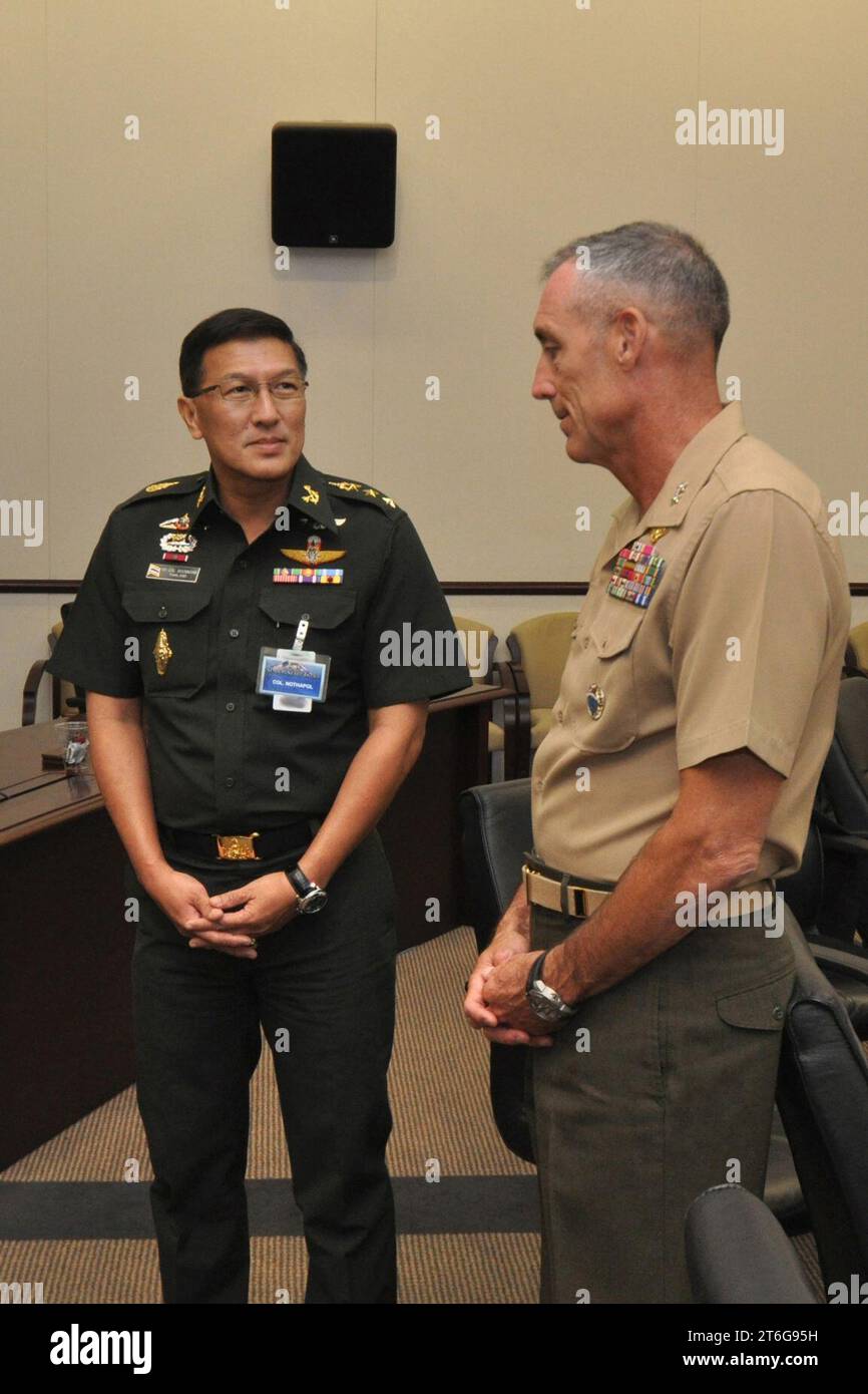 Gespräche der US-thailändischen Führungskräfte 130904 Stockfoto