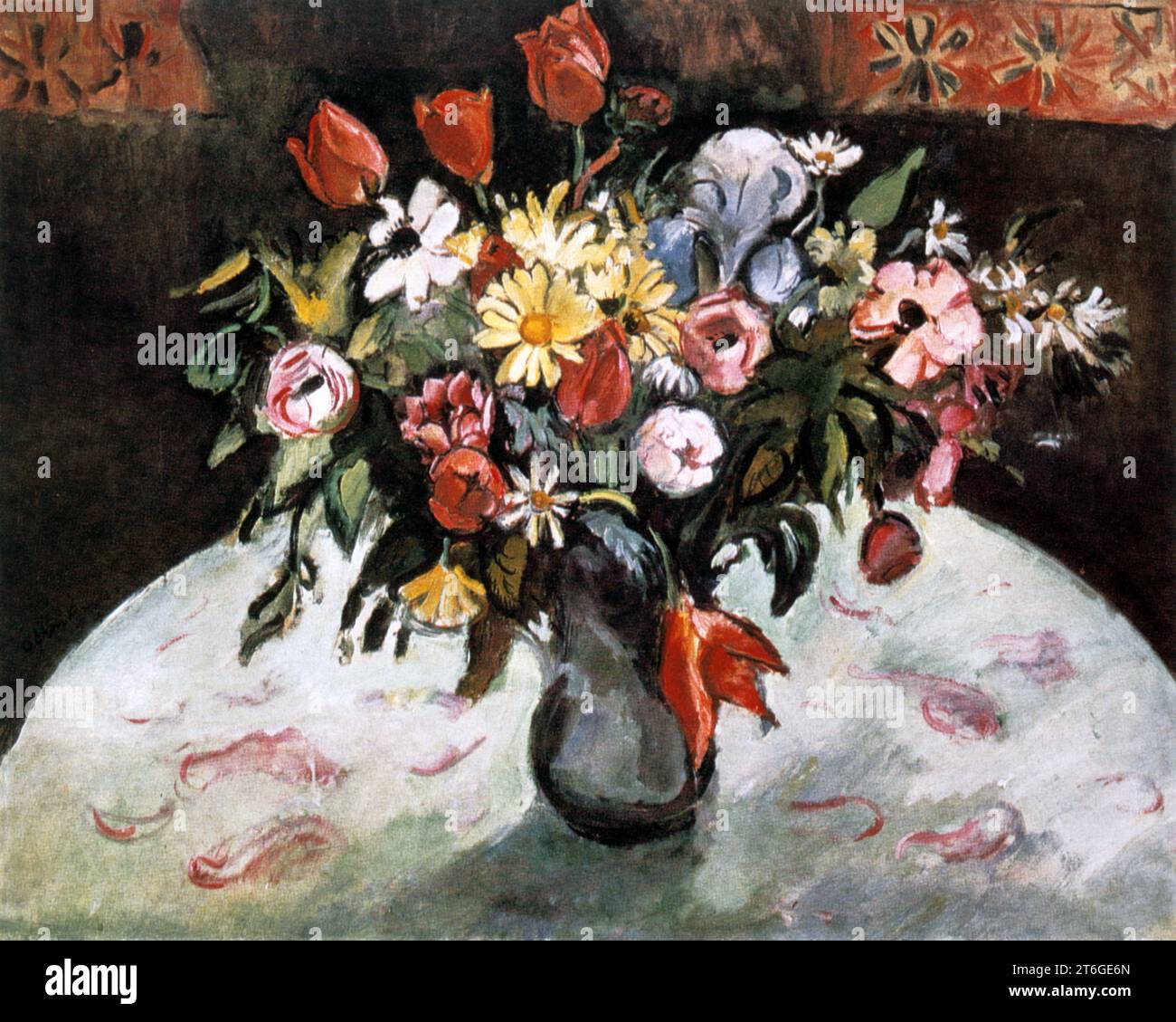 „Blumen“, 1910. Staatliches Museum für neue westliche Kunst, Moskau. Stockfoto