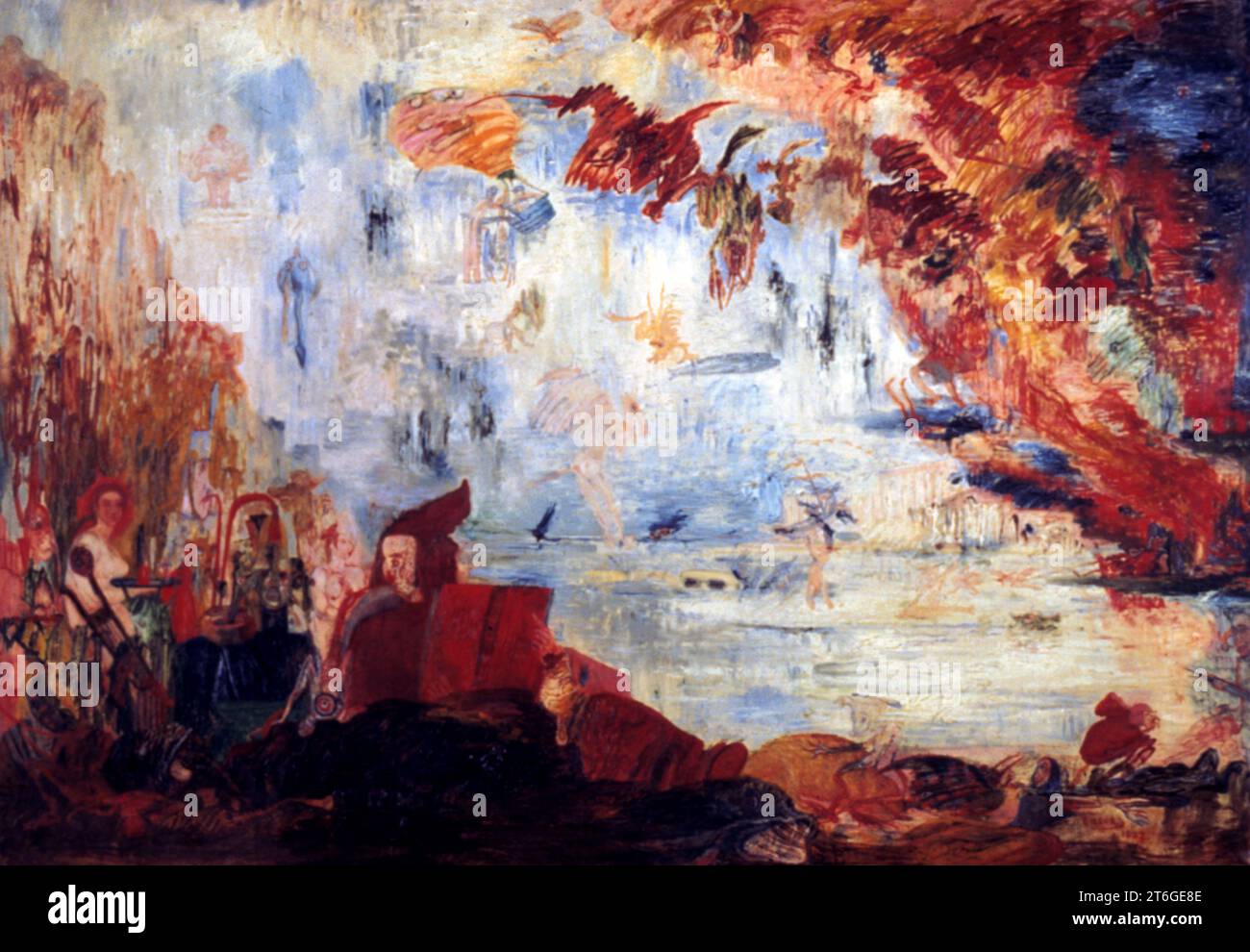 "Trübsale des Heiligen Antonius", 1887. Museum of Modern Art, New York City. St. Anthony ist der schutzheilige und Helfer von Menschen, die nach Dingen suchen, die sie verloren haben. Stockfoto