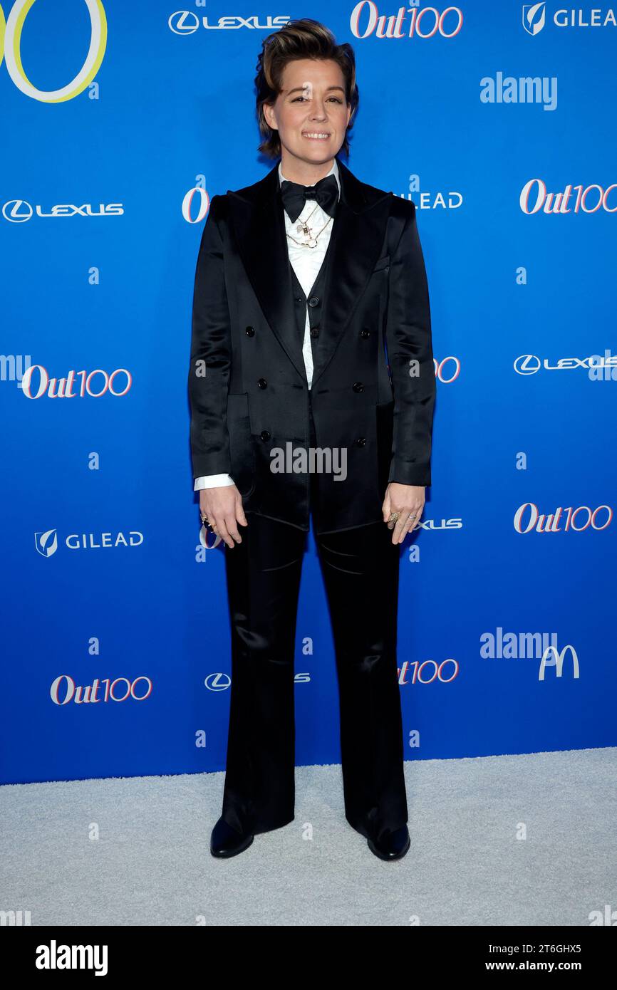 Hollywood, CA. November 2023. Brandi Carlile OUT100 Party the Ultimate LGBTQ Celebration im NeueHouse Hollywood in Hollywood, Kalifornien am 9. November 2023. Quelle: Faye Sadou/Media Punch/Alamy Live News Stockfoto