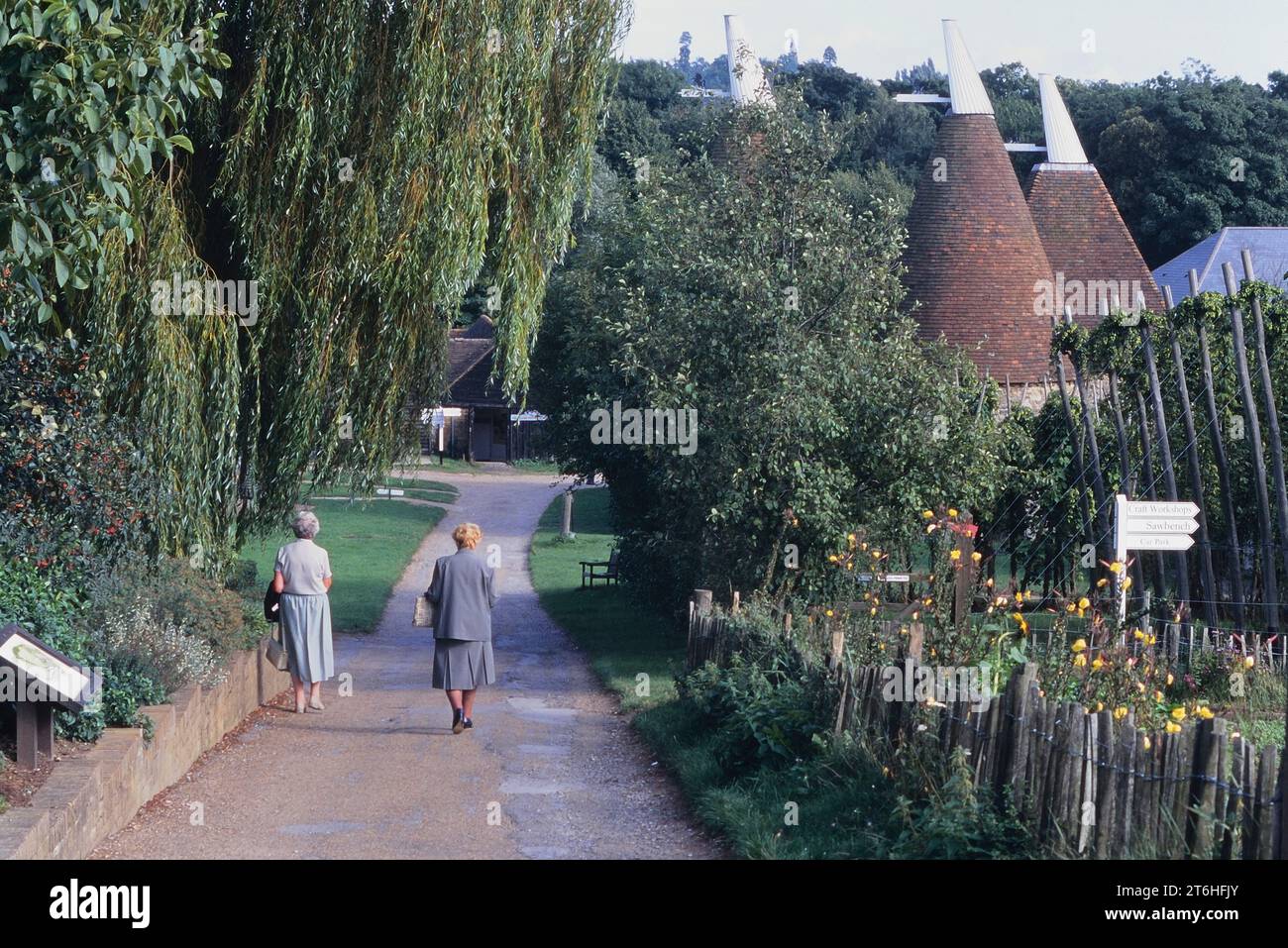 Kentish Gardens im Kent Life. Sandling, Maidstone. Kent, England, Großbritannien Stockfoto