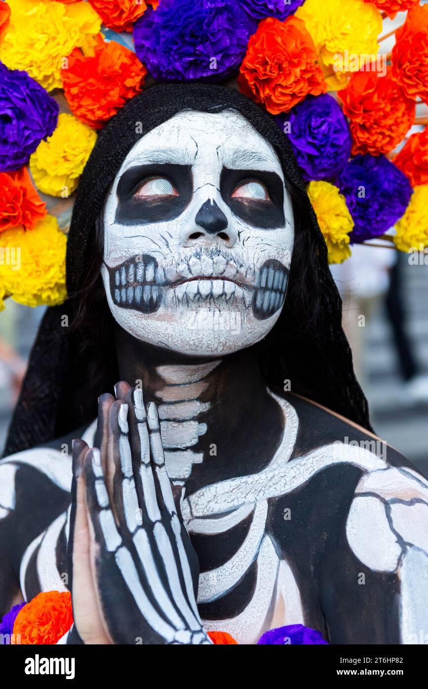 Mexiko, Mexiko-Stadt, Dia de Muertos Stockfoto