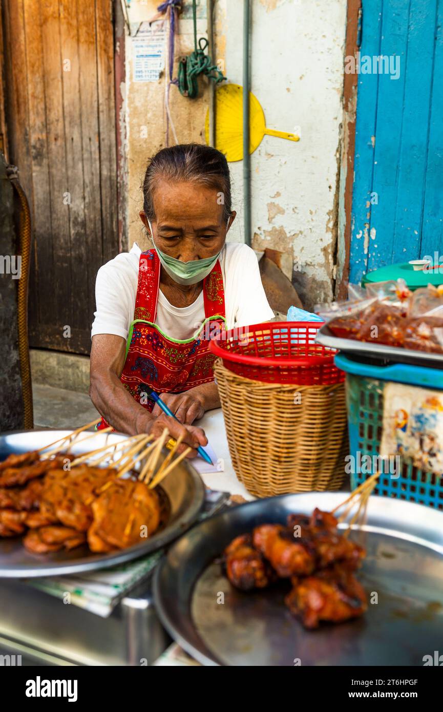 Thailand, Bangkok, die Altstadt, die Straßenszene Stockfoto