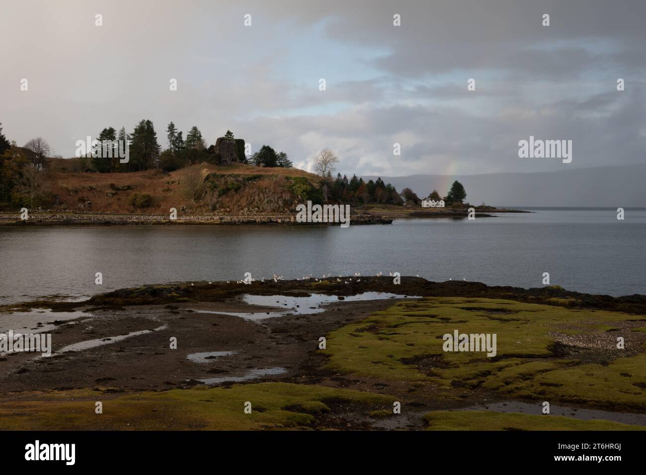 AROs Castle, Salen, Isle of Mull, Schottland. Stockfoto