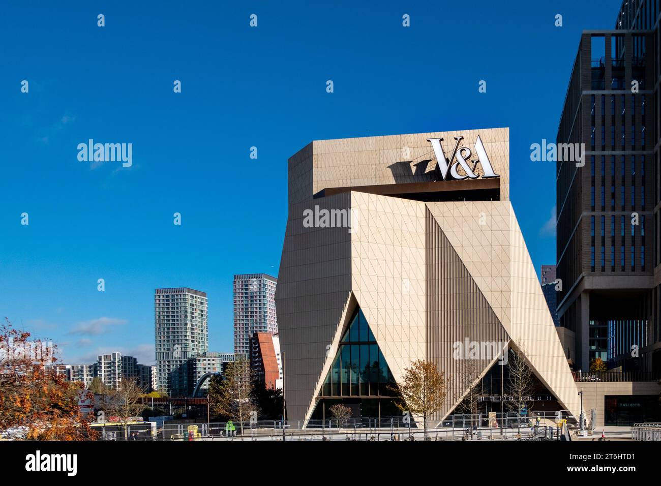 Das neue V&A-Museumsgebäude am Ostufer, Stratford Olympic Park Stockfoto