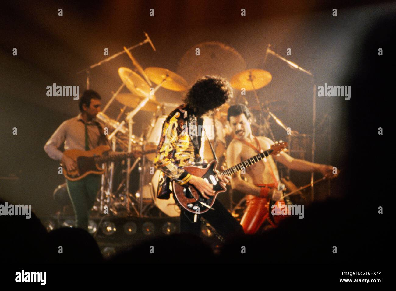 Queen, The Game Tour 1980, Berlin-Deutschlandhalle Stockfoto