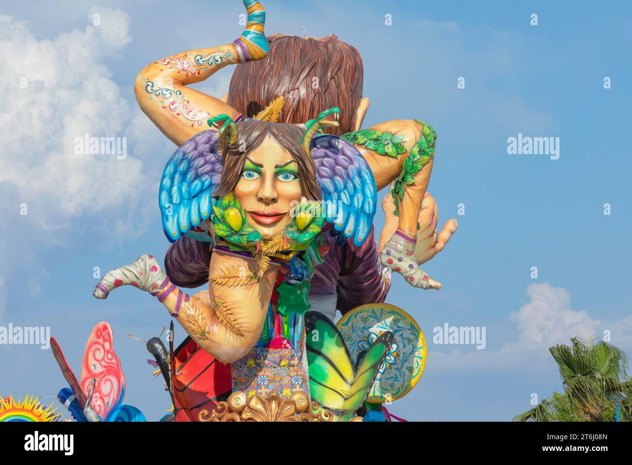 Karneval, Sciacca, Landkreis Agrigento, Sizilien, Italien Stockfoto