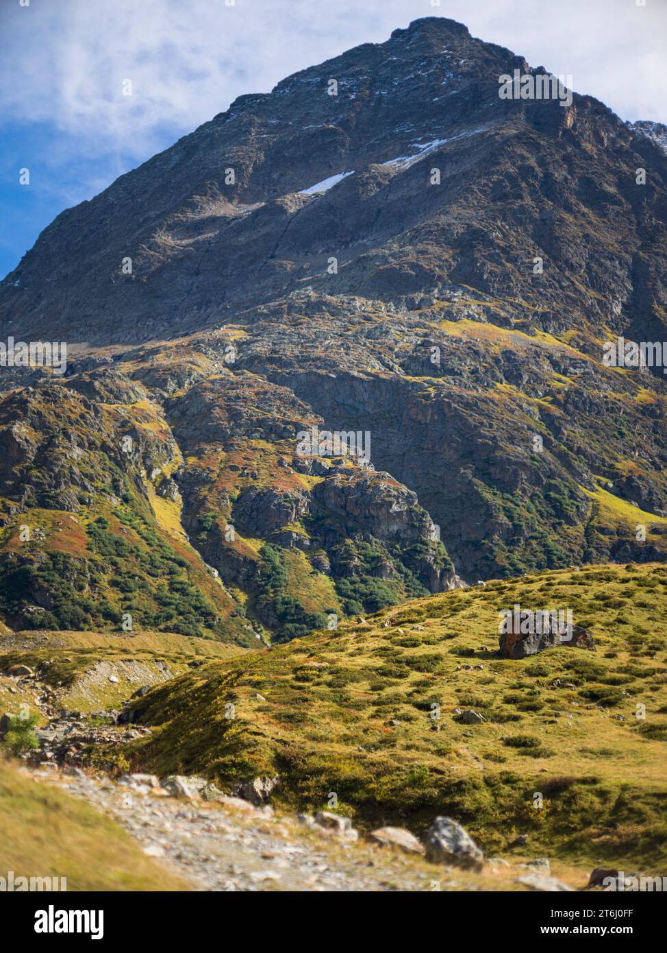 Berglandschaft am Sustenpass Stockfoto