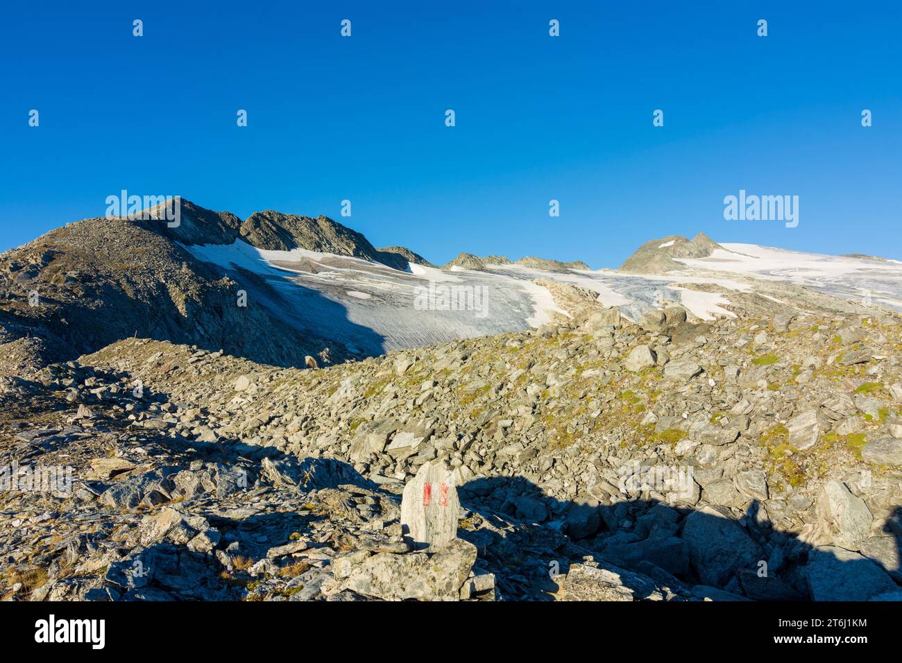 Nationalpark hohe Tauern, Berg Ankogelgruppe, Blick auf den Gipfel Ankogel im Nationalpark hohe Tauern, Kärnten, Österreich Stockfoto