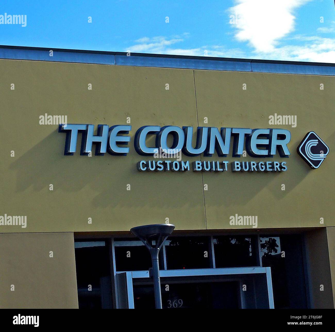 The Counter Custom Built Burgers Restaurant in Kalifornien, 2011 Stockfoto