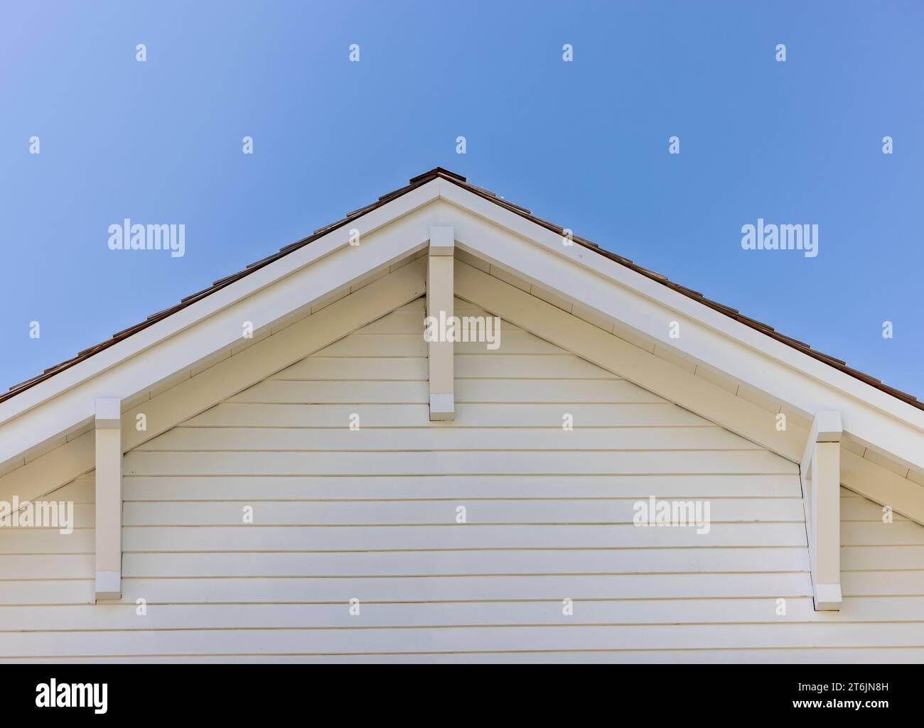 Nahaufnahme eines Hauses in den hamptons Stockfoto