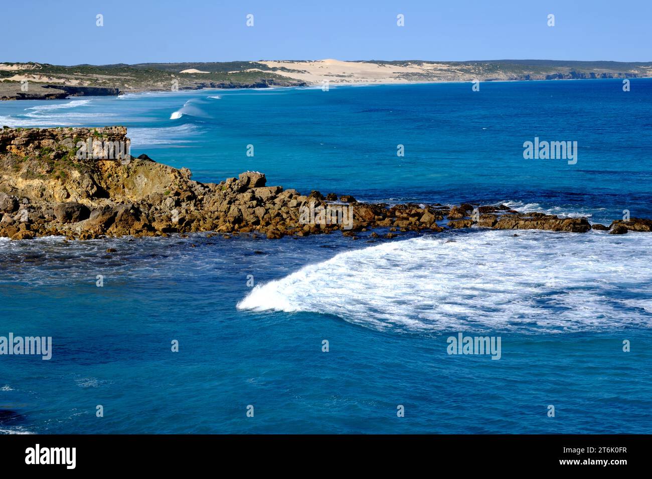 Sleaford Bay in der Region Eyre Peninsula in Südaustralien Stockfoto