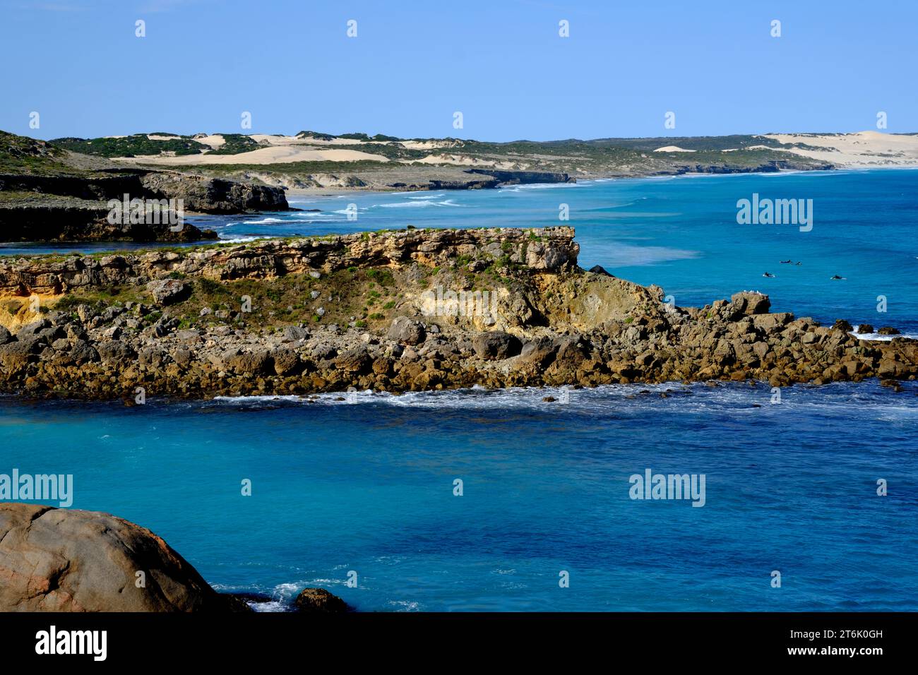 Sleaford Bay in der Region Eyre Peninsula in Südaustralien Stockfoto