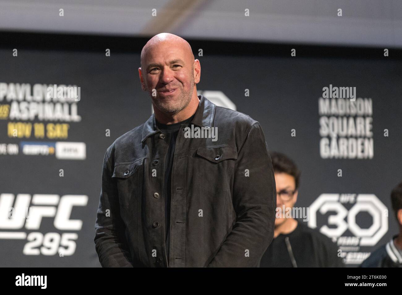 Dana White während des UFC 295 Zeremonials Wiegh-in im Theater im Madison Square Garden am 10. November 2023 in New York City. Stockfoto